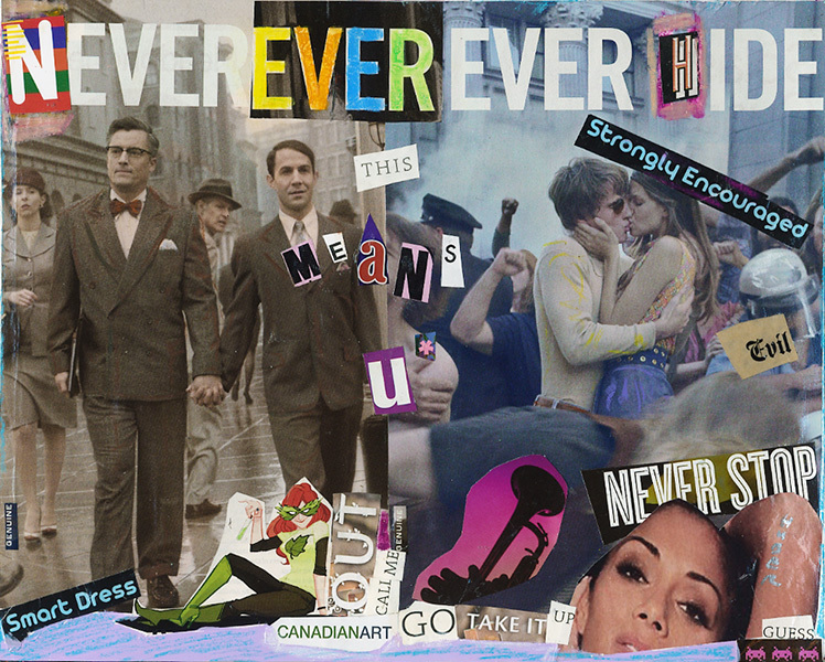 'Never Ever Hide'
This is actually a Ray Ban advert and I liked the way they handled many kinds of loves...openly.